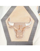 Chicago Bulls 2024/25 City Edition Chenille Cream Satin Jacket