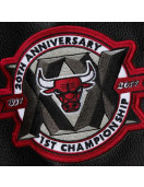 Chicago Bulls Black Out Vintage Logo Varsity Jacket