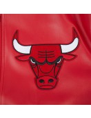 Chicago Bulls City Signature Men's Leather Varsity Jacket