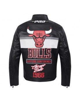 Chicago Bulls Men's Moto Jacket Chicago Bulls Men's Moto Jacket