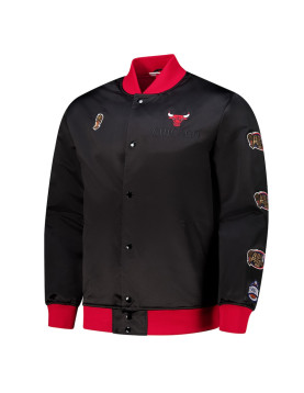 Chicago Bulls OG 3.0 Lightweight Black Satin Jacket
