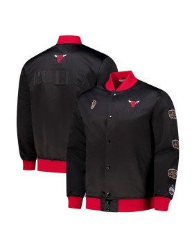 Chicago Bulls OG 3.0 Lightweight Black Satin Jacket