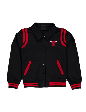 Chicago Bulls Sport Night Teddy Varsity Jacket