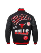 Chicago Bulls Turn It Up Classic Rib Varsity Jacket