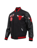 Chicago Bulls Turn It Up Classic Rib Varsity Jacket