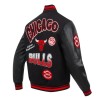 Chicago Bulls Turn It Up Classic Rib Varsity Jacket