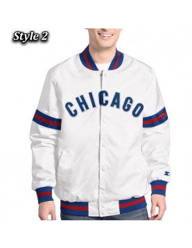 Chicago Cubs Scout Varsity Satin Jacket