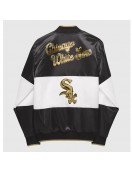 Chicago White Sox Ty Mopkins Black and White Satin Jacket