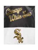 Chicago White Sox Ty Mopkins Black and White Satin Jacket