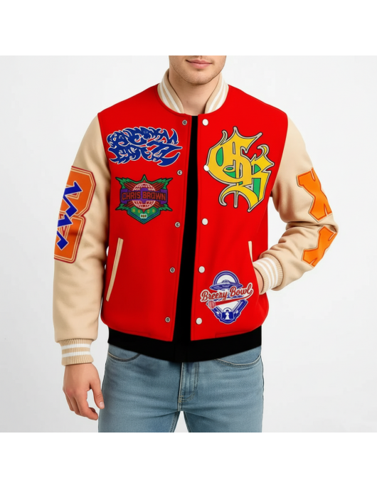 Chris Brown Breezy Bowl 2025 Varsity Jacket 20th Anniversary
