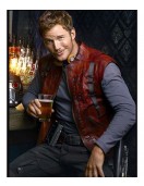Chris Pratt Guardians of The Galaxy Leather Vest