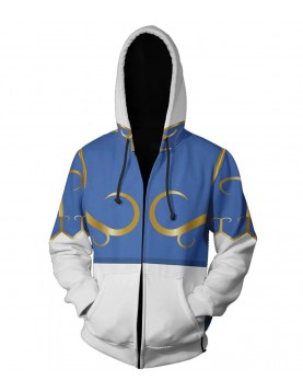 Chun Li Street Fighter Fleece Hoodie