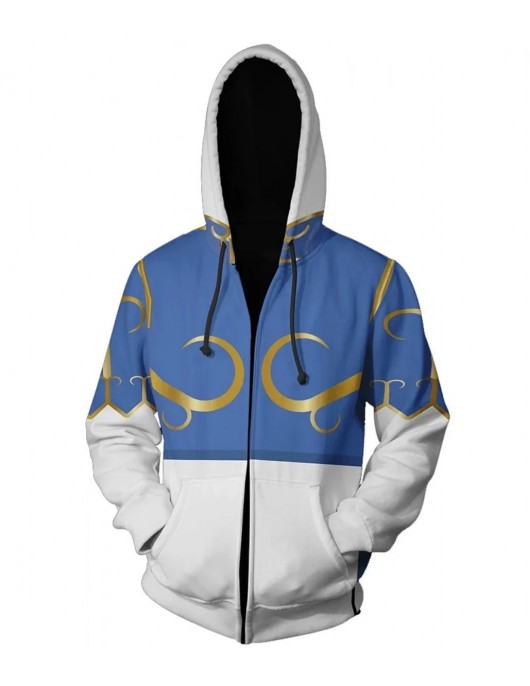 Chun Li Street Fighter Fleece Hoodie