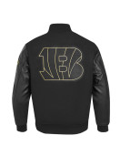 Cincinnati Bengals Full-Zip Black Varsity Jacket