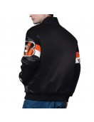 Cincinnati Bengals Triple Option Varsity Satin Jacket