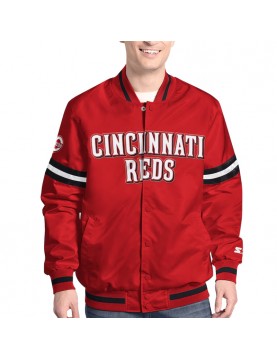 Cincinnati Reds Varsity Scout Satin Jacket