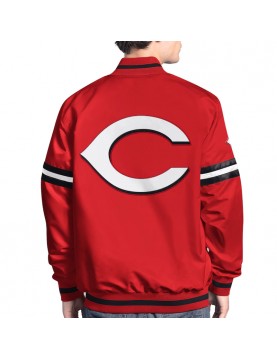Cincinnati Reds Varsity Scout Satin Jacket