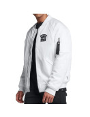 City of Flight AJ23 White Bomber Jacket