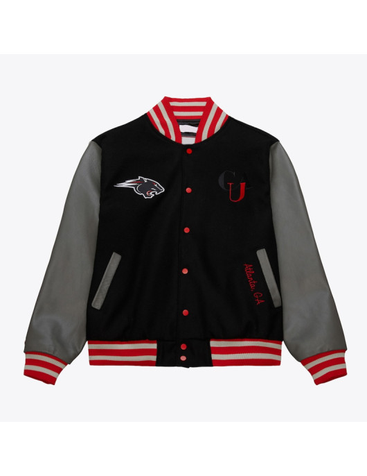Clark Atlanta University Panthers Homecoming Black Varsity Jacket