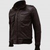 Classic Bomber Leather Jacket Classic Bomber Leather Jacket