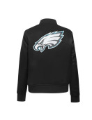 Classic Philadelphia Eagles Black Satin Jacket