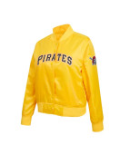 Classic Pittsburgh Pirates Yellow Satin Jacket