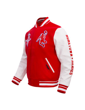 Classic Rib Houston Rockets Varsity Jacket