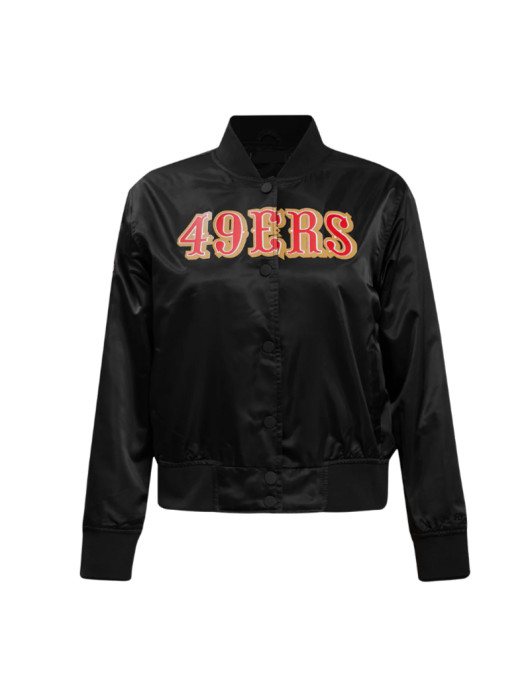 Classic San Francisco 49ers Red Satin Jacket