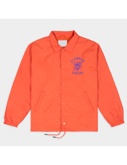 Clemson Tigers Vintage Logo Coaches Jacket