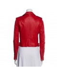 Cleopatra Coleman Clipped Leather Jacket