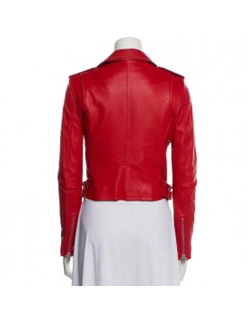 Cleopatra Coleman Clipped Leather Jacket