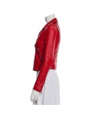 Cleopatra Coleman Clipped Leather Jacket