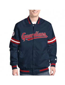 Cleveland Guardians Varsity Scout Satin Jacket