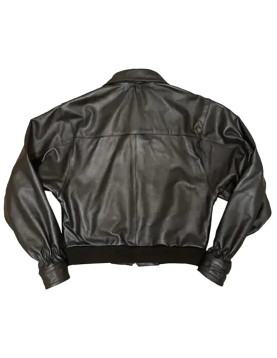 Clints Black Leather Jacket