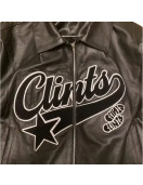 Clints Black Leather Jacket