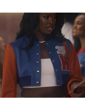 Coco Jones Bel Air S03 Crop Varsity Jacket