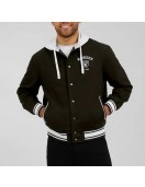 Cotton Hooded Black Las Vegas Raiders Jacket