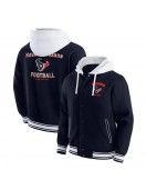 Cotton Hooded Navy Houston Texans Jacket