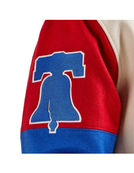 Cream Pro Standard Philadelphia Phillies Varsity Jacket