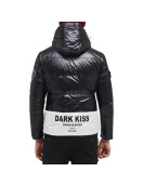 Cyberpunk Hooded White Block Jacket