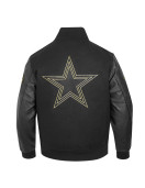 Dallas Cowboys Full-Zip Black Varsity Jacket