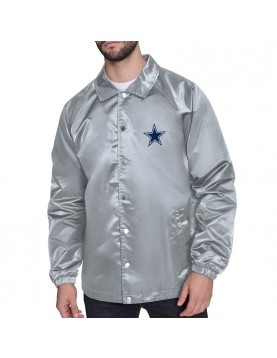 Dallas Cowboys Retro Logo Coaches Jacket