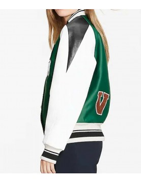 Dawn Staley Green Wool Varsity Jacket – LV Letterman Style