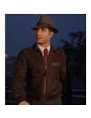 Definitive Edition Mafia Tommy Angelo Bomber Brown Leather Jacket