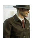 Definitive Edition Mafia Tommy Angelo Bomber Brown Leather Jacket