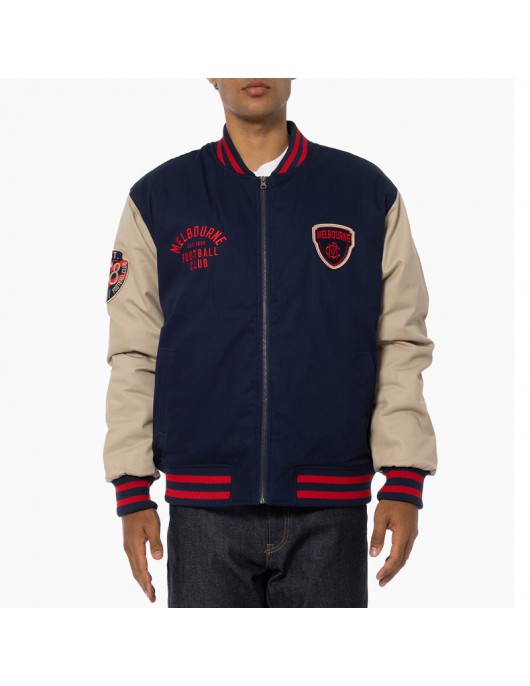 Demons Lock-Up Cotton Varsity – Melbourne Team Jacket
