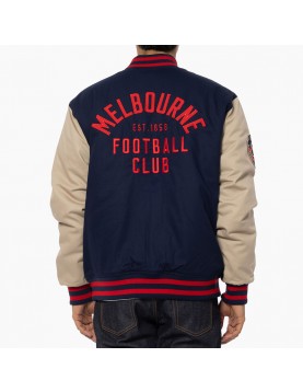 Demons Lock-Up Cotton Varsity – Melbourne Team Jacket