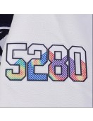 Denver Nuggets 2024/25 City Edition Chenille Navy Varsity Jacket