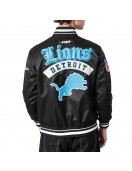 Detroit Lions Best of Classic Rib Satin Jacket Detroit Lions Best of Classic Rib Satin Jacket