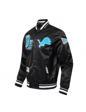 Detroit Lions Best of Classic Rib Satin Jacket